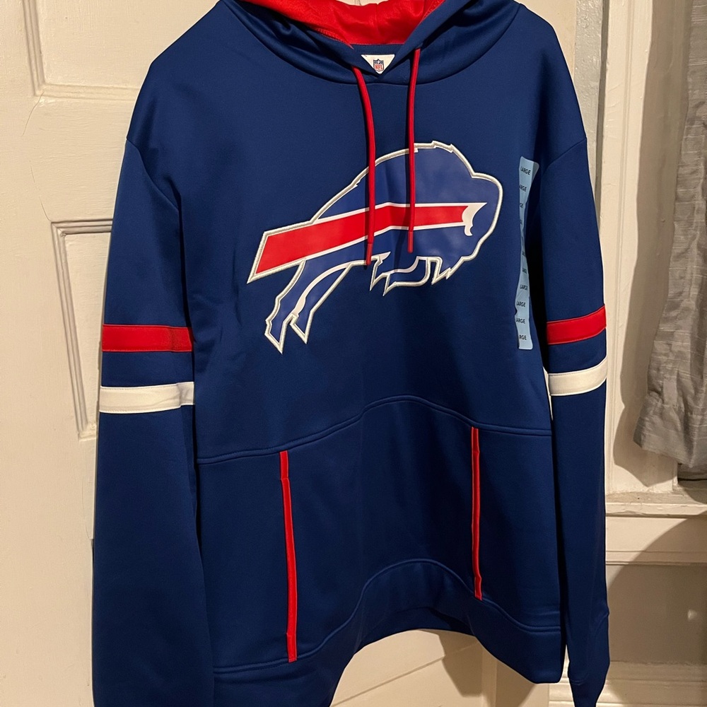 NFL Buffalo Bills Blue and Red hoodie